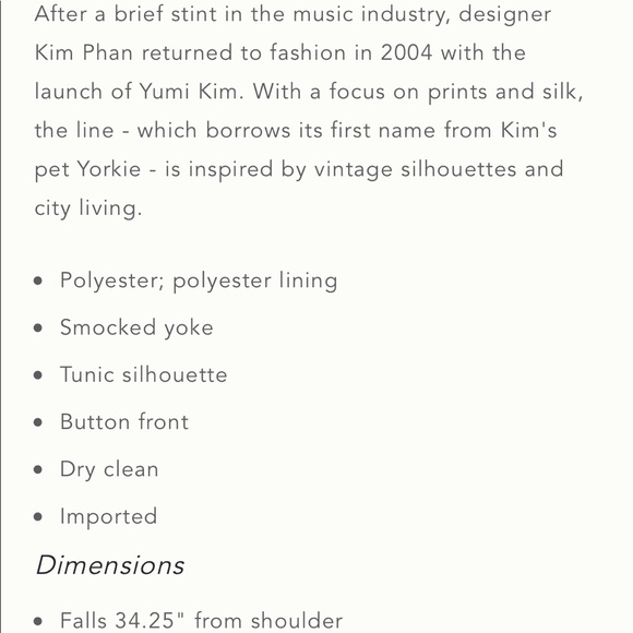 Anthropologie Rialto Tunic Dress - Picture 5 of 5